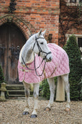 Blush velvet show rug